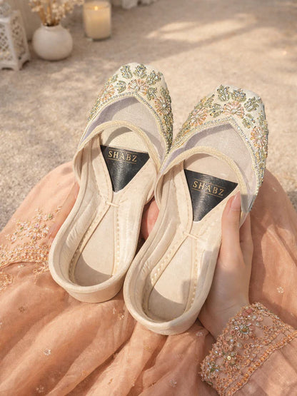 Velvet Bloom Formal Khussa