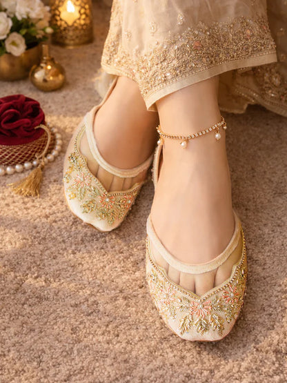 Velvet Bloom Formal Khussa