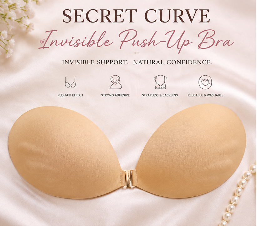 ✨ Secret Curve Invisible Push-Up Bra ✨