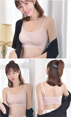 Seamless Bras for Woman Wireless Underwear Ice Silk Removable Padded Bralette Breathable Comfortable One Piece Brassier