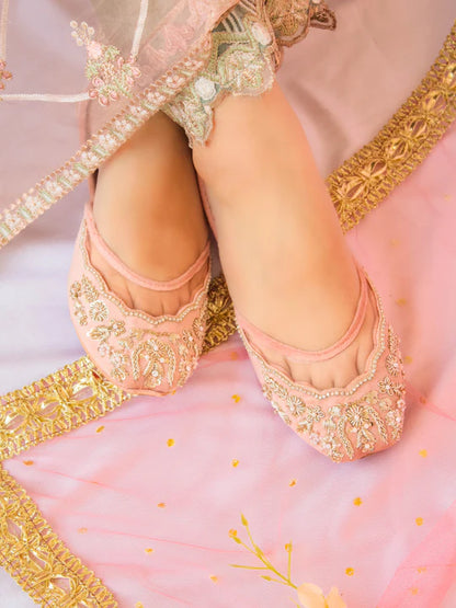Velvet Bloom Formal Khussa