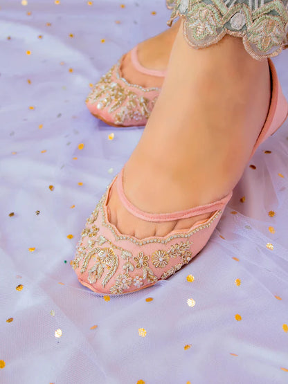 Velvet Bloom Formal Khussa