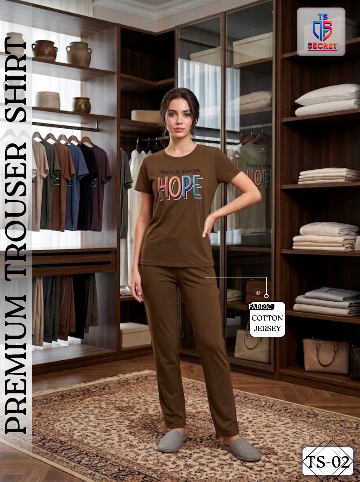 Cocoa Comfort “Hope” Night Suit – TS-02
