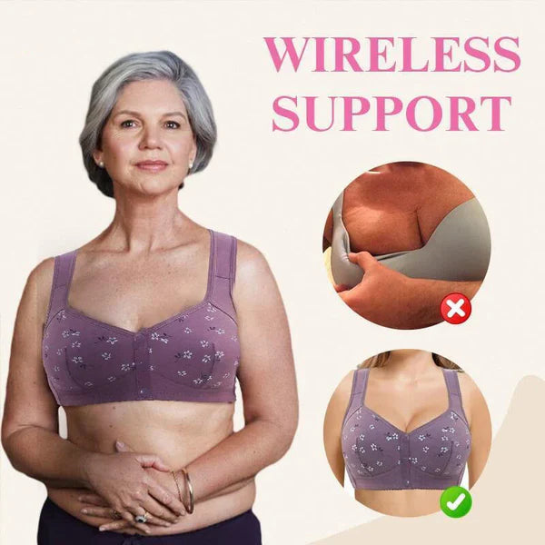 Pack of-3 New Anti Sagging Front Open Cooling Cotton Bra
