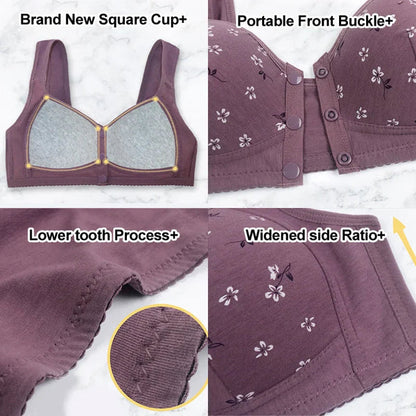 Pack of-3 New Anti Sagging Front Open Cooling Cotton Bra